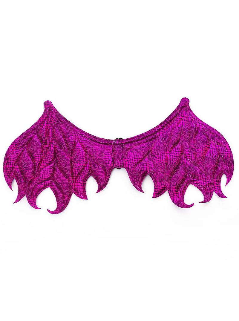 Little Adventures Reversible Dragon Mask and Wing Sets for Boys & Girls - Pink/Magenta - Image 3